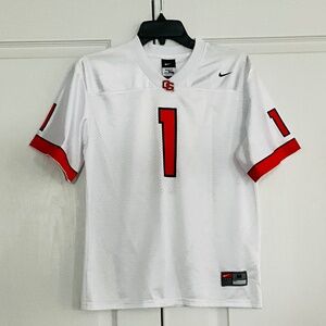 Nike YL Sports Athletic Jersey #1 White